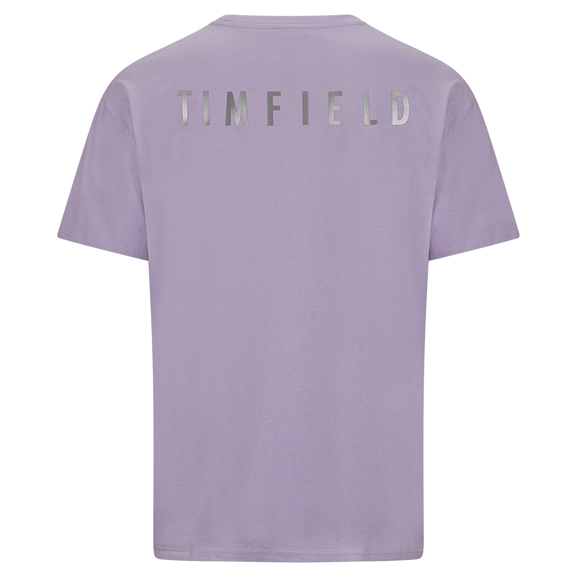 I AM TIM FIELD REFLECTIVE T-SHIRT OVERSIZED FIT IN LAVENDER