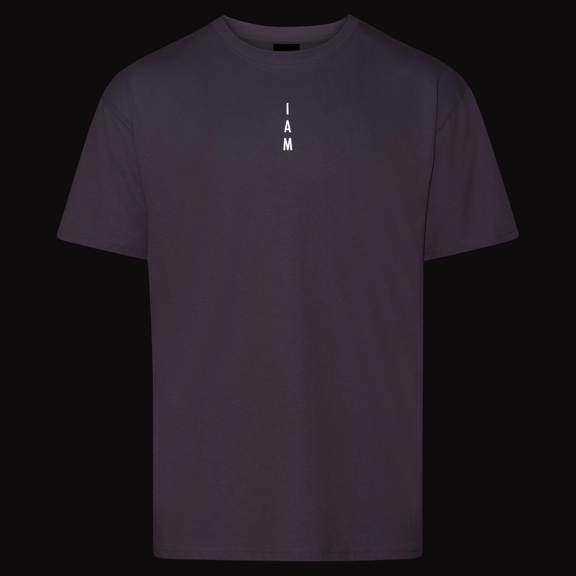 I AM TIM FIELD REFLECTIVE T-SHIRT OVERSIZED FIT IN LAVENDER