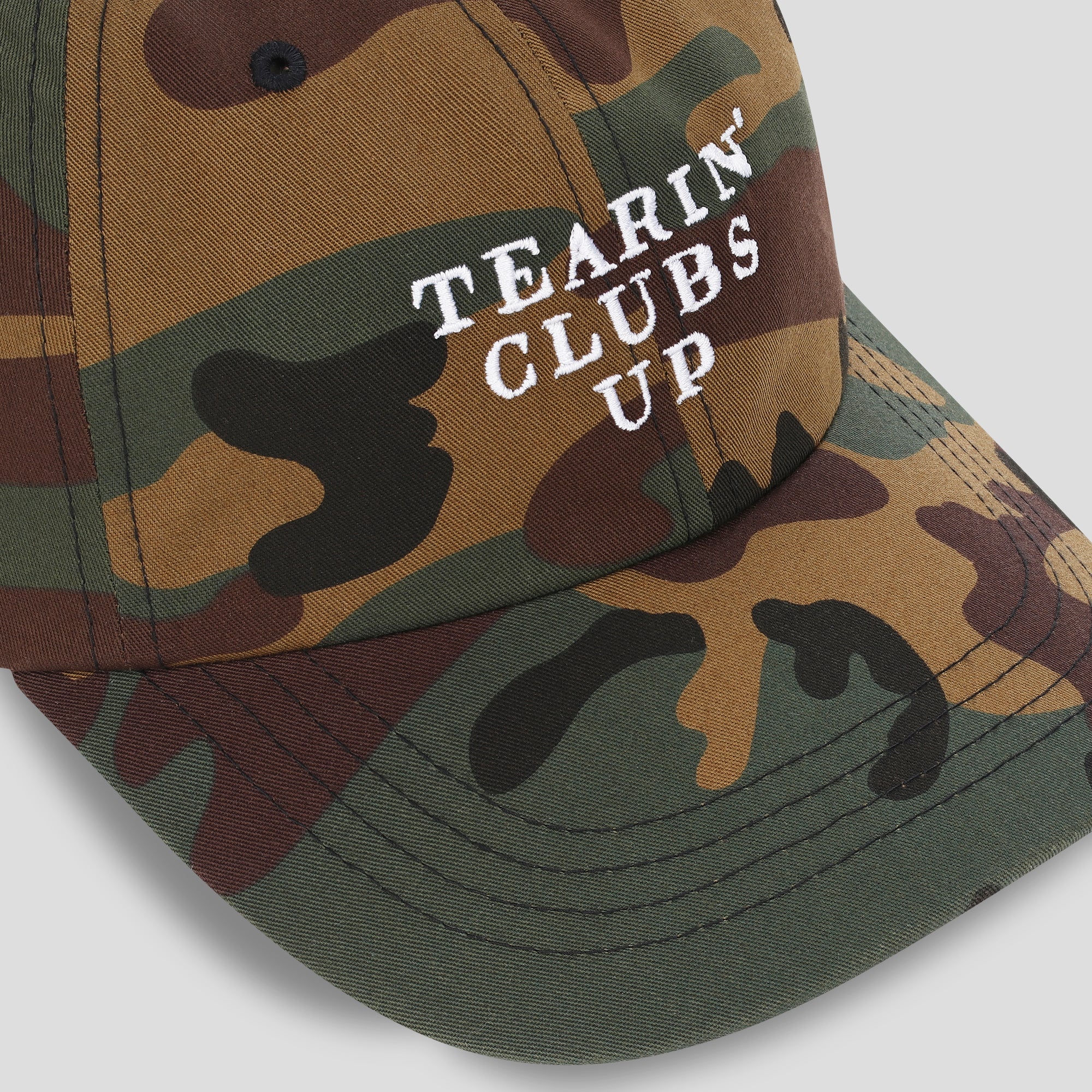 Tearin' Clubs Up Hat Unstructed Detail Three 6 Mafia 