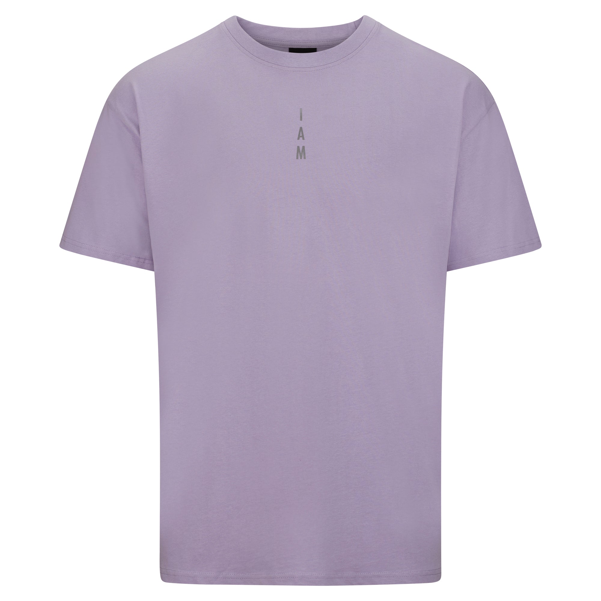 I AM TIM FIELD REFLECTIVE T-SHIRT OVERSIZED FIT IN LAVENDER